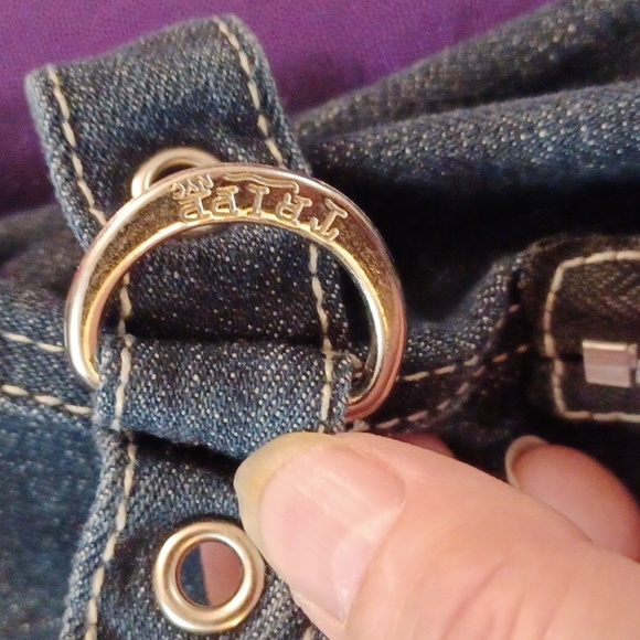 TRIPP NYC DENIUM BONDAGE PANTS SIZE 16 BLUE - Picture 9 of 16